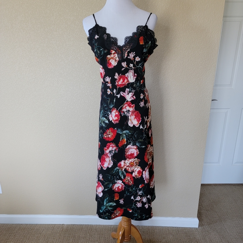 Anthropologie Autumnal Slip Dress by Foxiedox, Size M